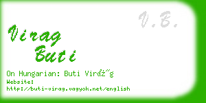 virag buti business card